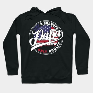 4th of july Dad gifts Papa like a Grandpa only Cooler Hoodie